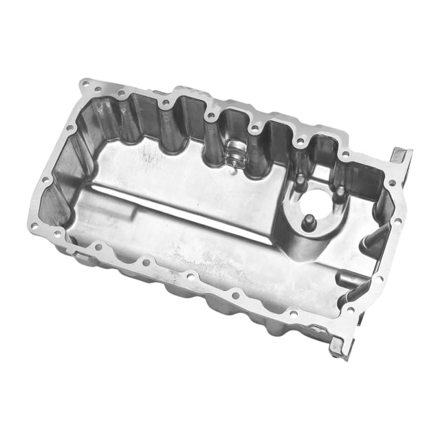 Cárter de aceite de motor Unique Bargains No.04L103603 para Audi A3 2012-2020, Aluminio, Tono plateado