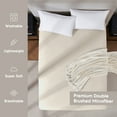 thumbnail image 5 of Virtu Full Fitted sheet only, 1800 Extra deep pocket fitted sheet soft microfiber, Linen, 5 of 6