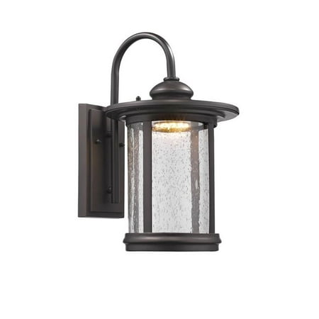 

15 in. Lighting Cole Transitional Led Rubbed Bronze Outdoor Wall Sconce - Oil Rubbed Bronze