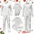 thumbnail image 6 of Gaexia Family Christmas Colorable Pjama Matching Sets DIY Hand Painted Sleepwear Xmas Cute Funny Colouring Pjs 2 Piece Sets, 6 of 6