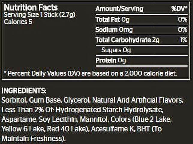 Wrigley's Gum 5, React 2 Mint, 15 Count (Pack of 10)