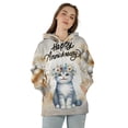thumbnail image 4 of Happy Anniversary Scottish Fold Celebrates Wedding Love Family Party All Over Print 3D Hoodie Unisex Merch Hoodies Cat Lover Kitten Owner Gifts - 01015, 4 of 6