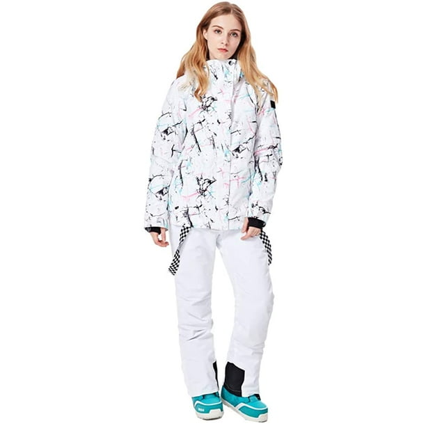 Pantalon de neige isol pour femme Imperm able Coupe vent