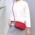 thumbnail image 3 of Flmtop Women Solid Color Waterproof Zipper Small Clutch Crossbody Shoulder Nylon Bag, 3 of 10