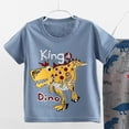 thumbnail image 6 of felwors Boys Pajama 2Piece Short Sleeve Tops Pants PJs Summer Sleepwear for Kids(Z03-Navy,9-10 Years), 6 of 7