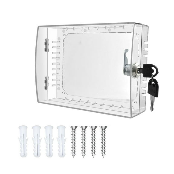 Universals Thermostat Box with Clear Large Thermostat Covers for Home Apartment Office School Hotel Enduring