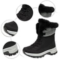 thumbnail image 4 of Dsscvnef Bottes d'Hiver pour Hommes Isolées Non Extérieures pour la Randonnée et le Ski par Temps Froid, 4 of 7