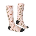 thumbnail image 3 of Fotbe Star Cute Dog print Women's Men's Novelty Crew Socks Cotton Socks Knee High Socks for Walking,Running,Nurses,Pregnancy, 3 of 9