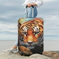 thumbnail image 7 of Fuzoiu Colorful Plant Tiger Print Suitcase Cover,Washable Luggage Covers for Suitcase,Elastic Luggage Protector Cover,Scratch Resistant Travel Suitcase Covers-Medium, 7 of 7