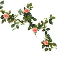 thumbnail image 2 of Enredaderas de Rosas Artificiales, Enredaderas de Flores, Accesorios de Fotografía, Colgantes, Guirnaldas Florales Artificiales para Centro de Mesa, T perfecl Guirnalda de flores, 2 of 8
