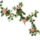 thumbnail image 2 of Enredaderas de Rosas Artificiales, Enredaderas de Flores, Accesorios de Fotografía, Colgantes, Guirnaldas Florales Artificiales para Centro de Mesa, T perfecl Guirnalda de flores, 2 of 8