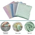 thumbnail image 2 of LAICAIW 5Pcs Nanoscale Cleaning Cloth, Easy Clean Cloth, Fish Scale Microfiber Easycleanco Cloth, Reusable Lint Free Rags for Glass No Watermark or Streaks, Dishes, Mirrors (5 Colors,15.7 in x 11.9, 2 of 6
