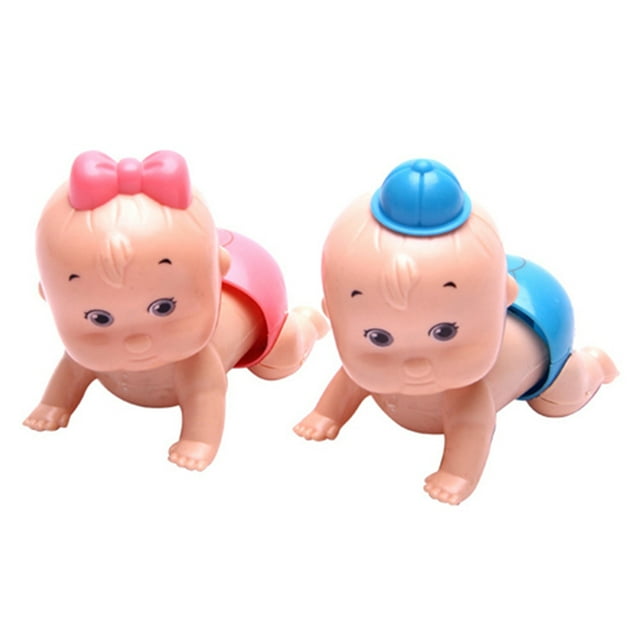 Flmtop Mignonne Poupée à Remonter Qui Rampe Garçon Fille Jouet Cadeau d'Anniversaire pour Bébé Enfant Enfant