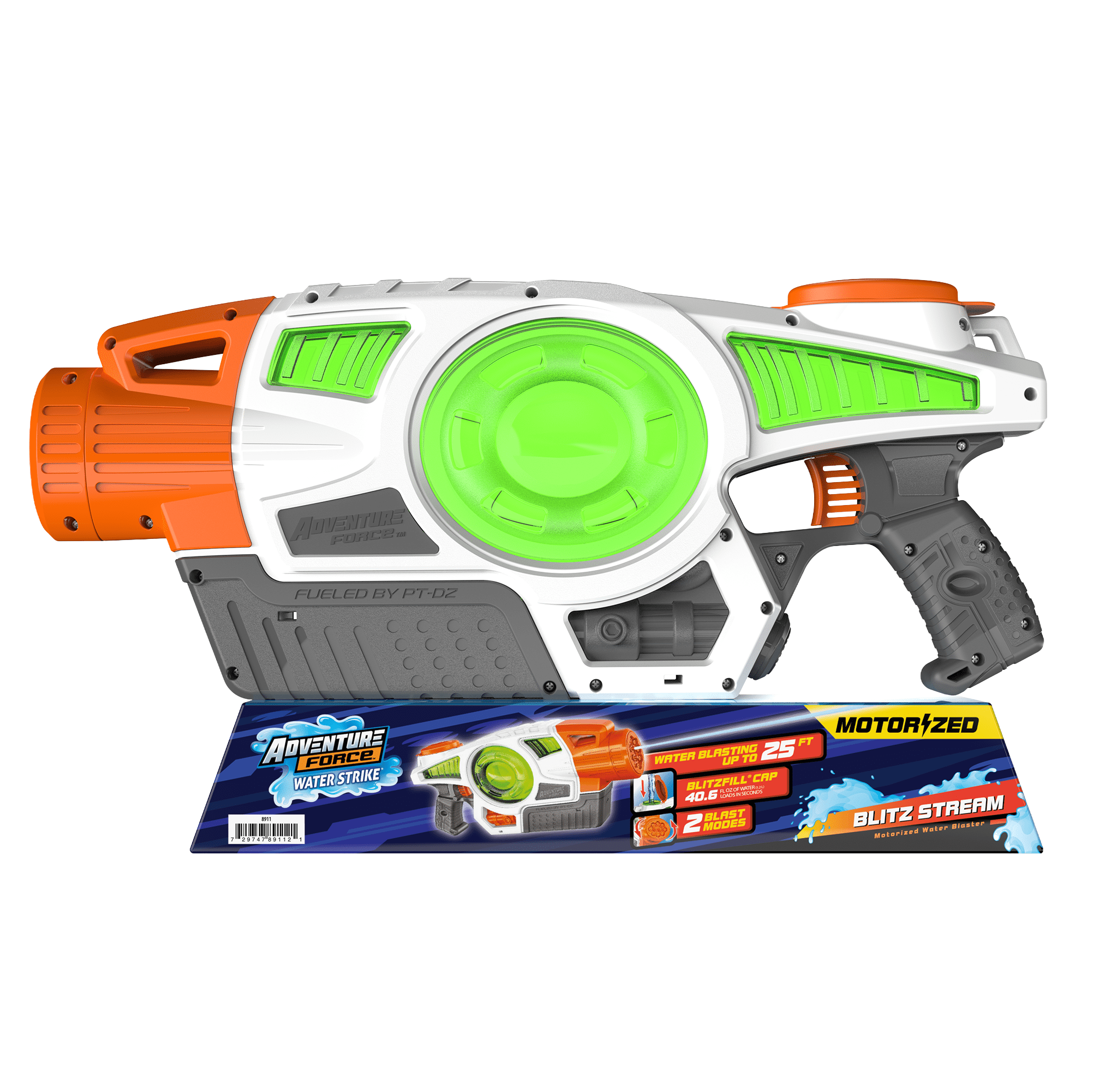 Adventure Force Water Strike Blitz Stream Full-Auto Motorized Water Blaster