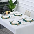 thumbnail image 7 of GZHJMY Ethnic Vintage Style Round Placemats Non-Slip Heat Resistant Placemat for Dining Table Kichen Party Table Diameter Decor 15.4 inch Set of 4 Table Mat, 7 of 7