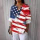 thumbnail image 2 of Vestidos Casuales Para Mujer, Blusas De Mujer De Moda Blusa holgada de lino con cuello en V, manga tres cuartos y botones decorativos para mujer., 2 of 5