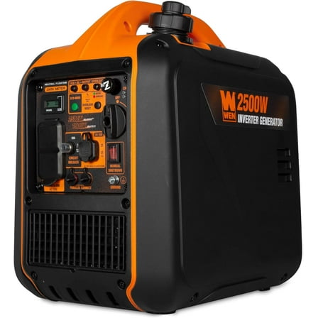 WEN 2500-Watt Inverter Generator, Quiet, Portable, and Lightweight with Fuel Shut Off (56250i)