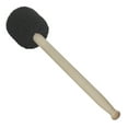 thumbnail image 2 of Baquetas de Percusión para Bombo: Cabezal de Peluche Negro y Mango de Arce Sólido, Diseño Ergonómico para Mayor Comodidad y Durabilidad., 2 of 6