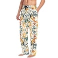 thumbnail image 2 of FORMRS Mens Pajama Pants with Pockets Sleepwear Lounge Bottoms Sizes S-2XL, Whimsical Leaves, 2 of 7