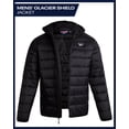 thumbnail image 2 of Chaqueta Reebok ligera con capucha acolchada para hombre, color negro, 2 of 7