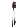 thumbnail image 2 of Diadema bohemia de punto para mujer, ideal para fiestas de disfraces y adolescentes. marrón oscuro, 2 of 8