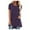 White, variant on Womens Plus Size Shirt Summer O-Neck Loose Blouse Casual Basic Tee Tunic Tops