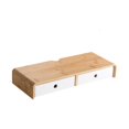 thumbnail image 1 of Soporte de bambú para , soporte para teléfono, práctico soporte con cajón para computadora portátil, soporte para sala de estar, uso doméstico, , 50cmx20cmx8cm, 1 of 8