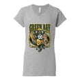 thumbnail image 2 of Wild Bobby, Green Bay Fan | GB Fantasy Football ,Sports, Women Standard V-Neck Tee, Heather Grey, Medium, 2 of 4