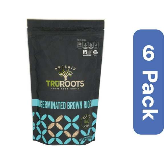 Truroots Brown Rice Guaranteed 14 oz (Pack Of 6)