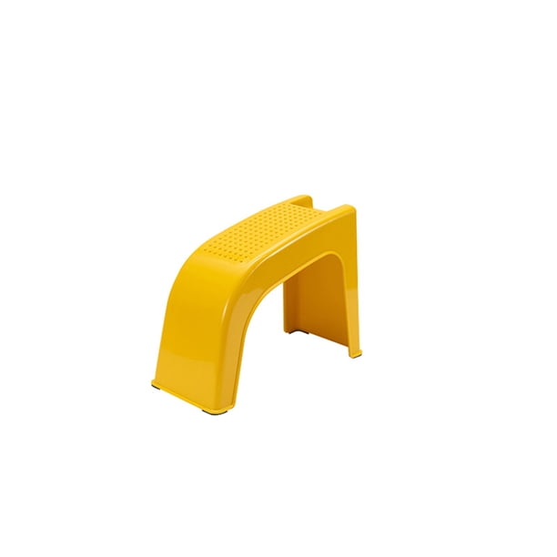 Toystoory Descanso ligero mejor y taburetes de baño para el hogar taburete trípode taburete protuberancias y soporte taburetes para el hogar Conjuntos de muebles de dormitorio amarillo