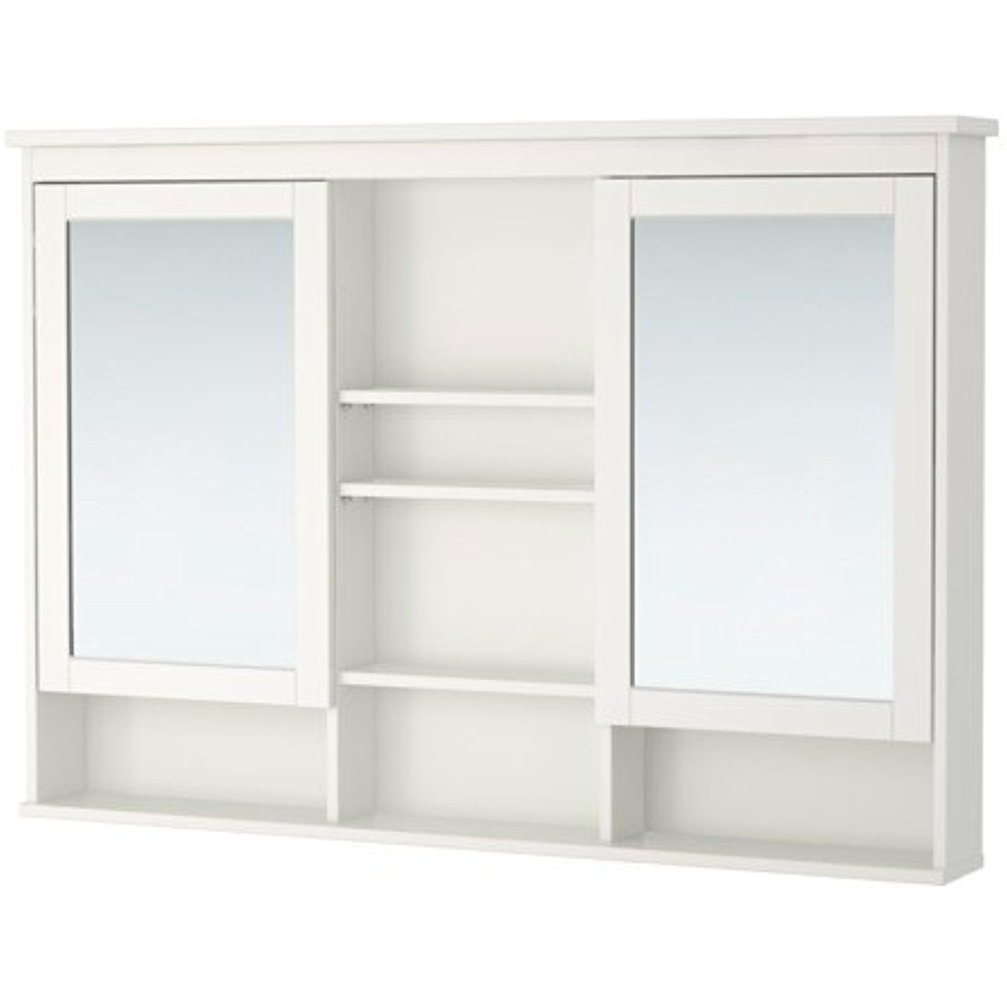 Luiheid Kracht Honderd jaar Ikea Mirror cabinet with 2 doors, white 47 1/4x38 5/8 ", 26210.292623.108 -  Walmart.com