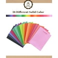 thumbnail image 3 of 16 Colors Gift Bags with Tissue Paper for Wedding, Birthday, Party Supplies-7.9"x4.3"x9.6" Light Color Series Medium Size Cardboard Gift Bags （16pcs Bags + Tissue Paper ）, 3 of 4
