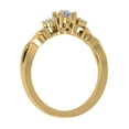 thumbnail image 2 of 1/4 Carat Round Diamond Engagement Ring in 10K Yellow Gold (Ring Size 7), 2 of 4