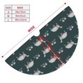 thumbnail image 3 of Sikiie Turtle Chrysanthemum 30-48 inches {designName} Print Christmas Tree Skirt Snowman Xmas Tree Skirt with Edge Christmas Decorations for Holiday Party36", 3 of 7