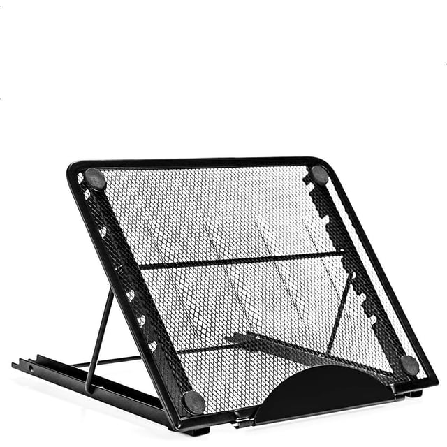 Soporte multifuncional ajustable para caja de luz, soporte para pintura de diamantes, soporte para tableta y portátil, apto para pintura de diamantes 5d (negro)