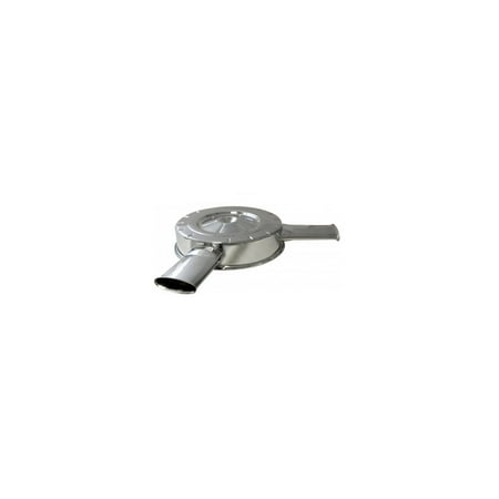 Dual Quad Air Cleaner - Eckler's Premier Products 50-207712 Chevelle & Malibu Air Cleaner Top, 327/350HP L79, Chrome, With Dual Oval Air Inlets,