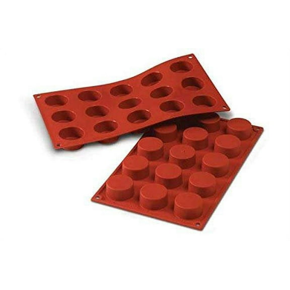 Silikomart Petit Cake Mould, 40mm, Terracotta
