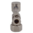 thumbnail image 3 of Westbrass 1/4-Turn Lever Handle Angle Stop Valve, 5/8" OD x 3/8" OD, Satin Nickel, 3 of 6