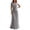 Khaki, variant on Dress for Women Cowl Neck Sleeveless Ruched Waist Chiffon Floor Length Maxi Gown Elegant Formal Wedding Guest Evening Dress