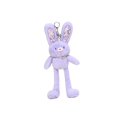 thumbnail image 3 of Llavero de peluche de conejito, colgante, recuerdo de fiesta, adorno de conejo, llavero de conejo para niños y adolescentes Púrpura, 3 of 9