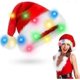 thumbnail image 2 of Christmas Hat Santa Hat Plush Santa Claus Hat: Red Santa Hat Warm Thick Santa Hat - Christmas Hat Adults Christmas Hat for Children - Family Christmas, 2 of 5