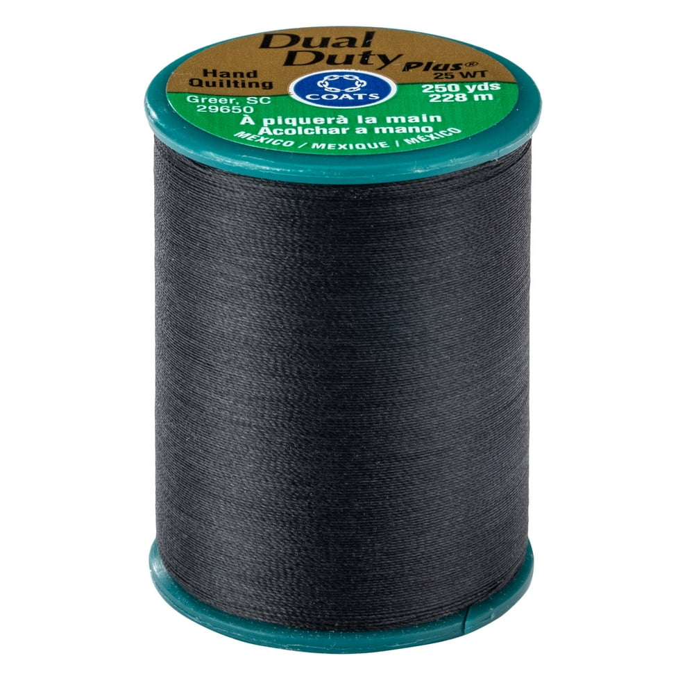 Coats & Clark Dual Duty Black Hand Quilting Thread, 250 Yd. Walmart
