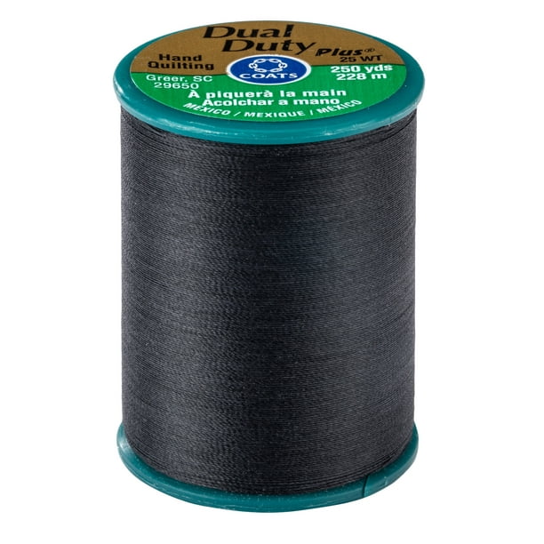Coats & Clark Dual Duty Black Hand Quilting Thread, 250 Yd. Walmart