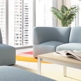 thumbnail image 2 of Assemble Modular Corner Lounge Chair in Mist Fabric, 2 of 8