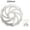Silver, variant on 160Mm Disc Brake Rotor Set Bicycle Disc Brake Rotor 6Hole Bike Hub Flangeadapter (rotor with screw)