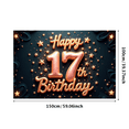 thumbnail image 6 of Yatrandify Colorful Theme Happy Birthday Banner Decorative Design Birthday Backdrop for Birthday Party Teen Celebration Event Decoration, 6 of 8