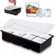 thumbnail image 1 of Silicone Ice Cube Mold, Spherical Ice Cube Molds with Lid, Easy Release, Black, 1 of 5