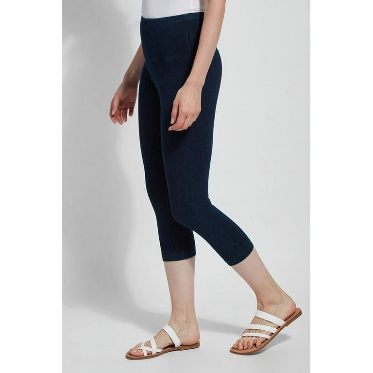 Lysse Womens Medium Control Denim Capri Leggings Style 6173C Walmart