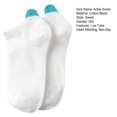 thumbnail image 7 of 1 Pair Non-slip Elastic Low-tube Ankle Socks Cute Heart Stitching Girl Short Socks, 7 of 7