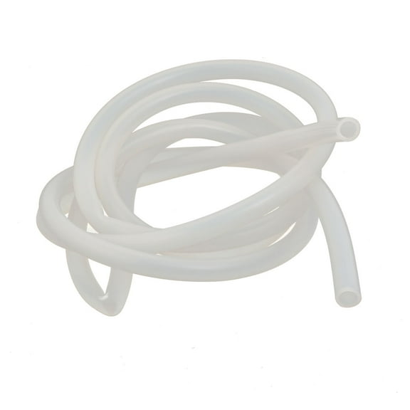 7mm x 10mm Heat Resistant Soft Silicone Tube Hose Pipe 2M Long Milky